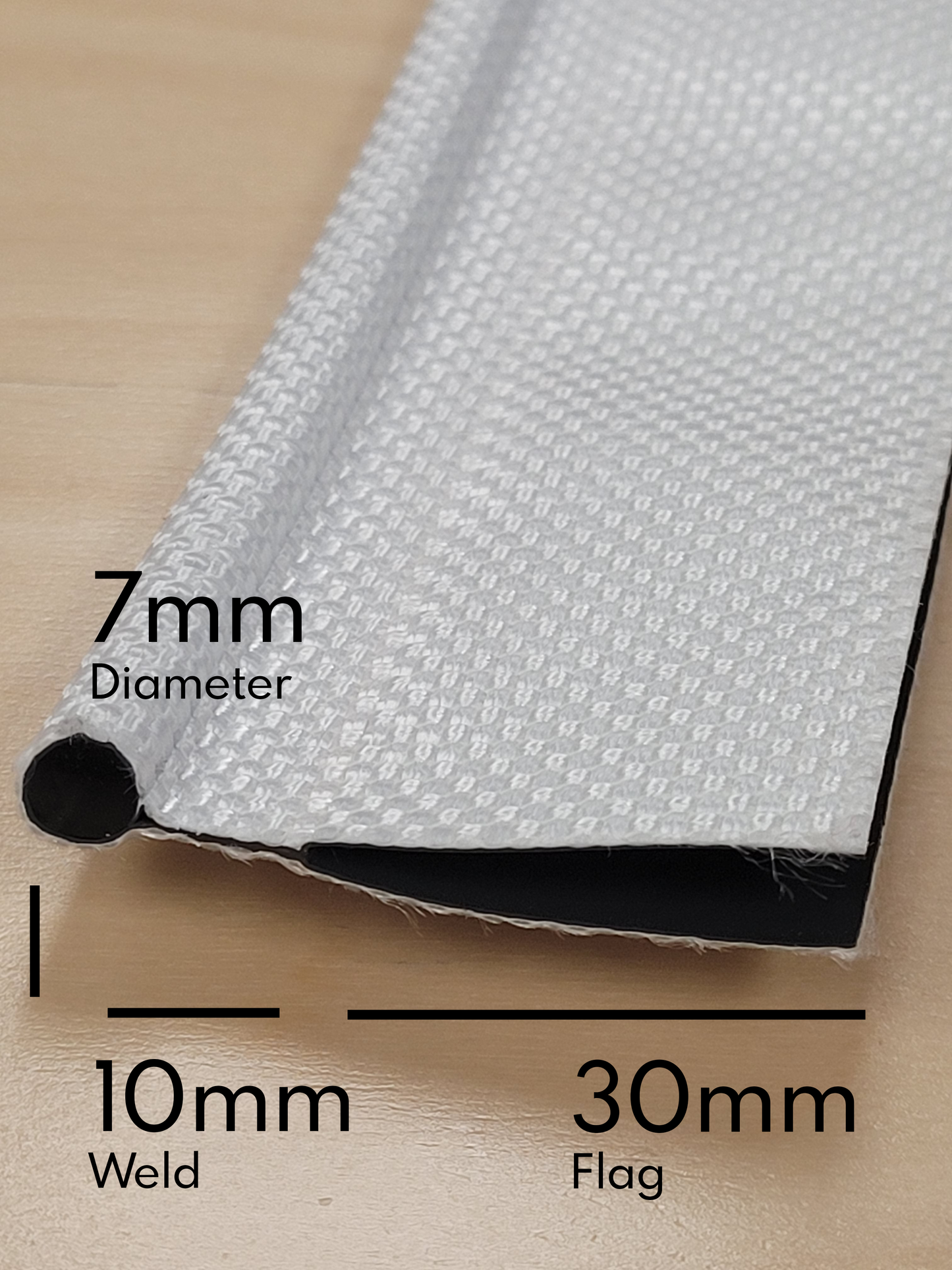 GD(7)-10-30 - 7mm Double Flag, 30mm Flag, 200m Length